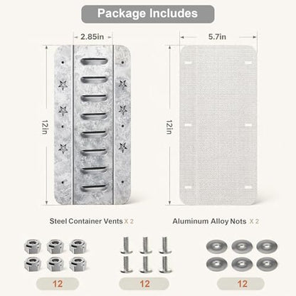 Shipping Container Air Vent Kit