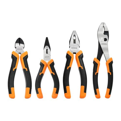 4 piece Pliers Set with 8'' Slip Joint