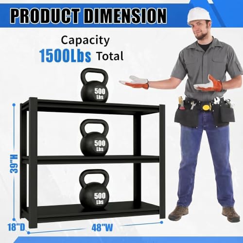 3 Tier Heavy Duty Storage Shelves Unit
