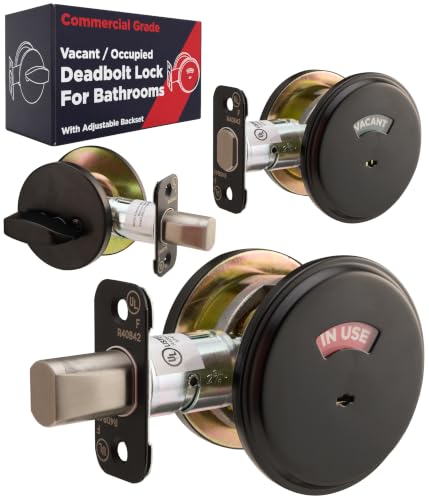 Commercial Grade Vacant Occupied Bathroom Lock Deadbolt for Restaurants