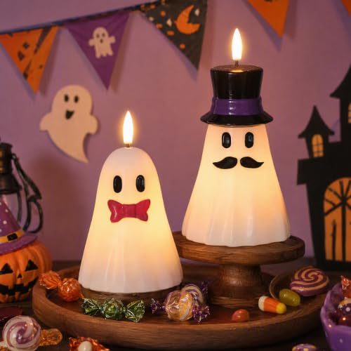 Halloween Pillar Candles S02 0706