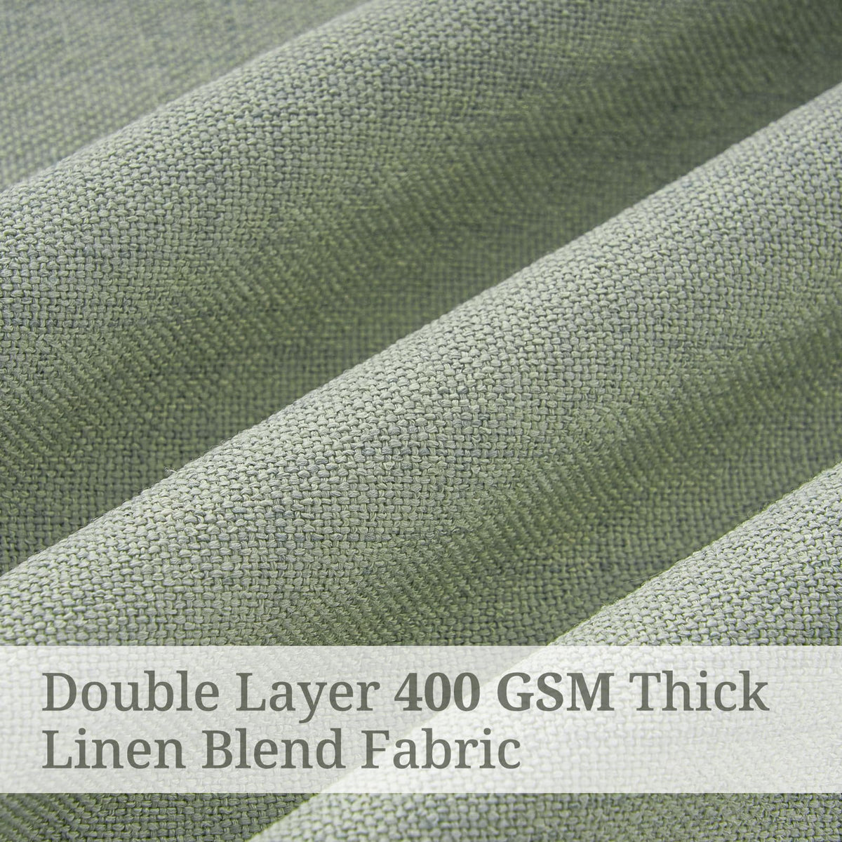 Extra Long 108 Inch Pinch Pleated Blackout Curtains 2 Panels (Sagegreen / 50"W x 108"L (Pack of 2))
