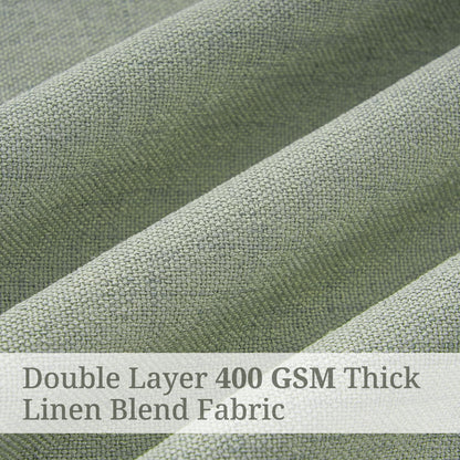 Extra Long 108 Inch Pinch Pleated Blackout Curtains 2 Panels (Sagegreen / 50"W x 108"L (Pack of 2))