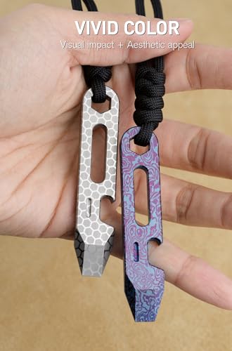 Titanium EDC Pry Bar with Bottle Opener