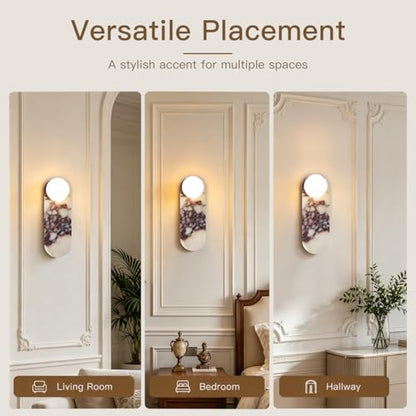 Natural Stone Wall Sconce