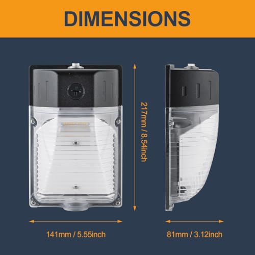 30W LED Wall Pack Light with Photocell 8Pack