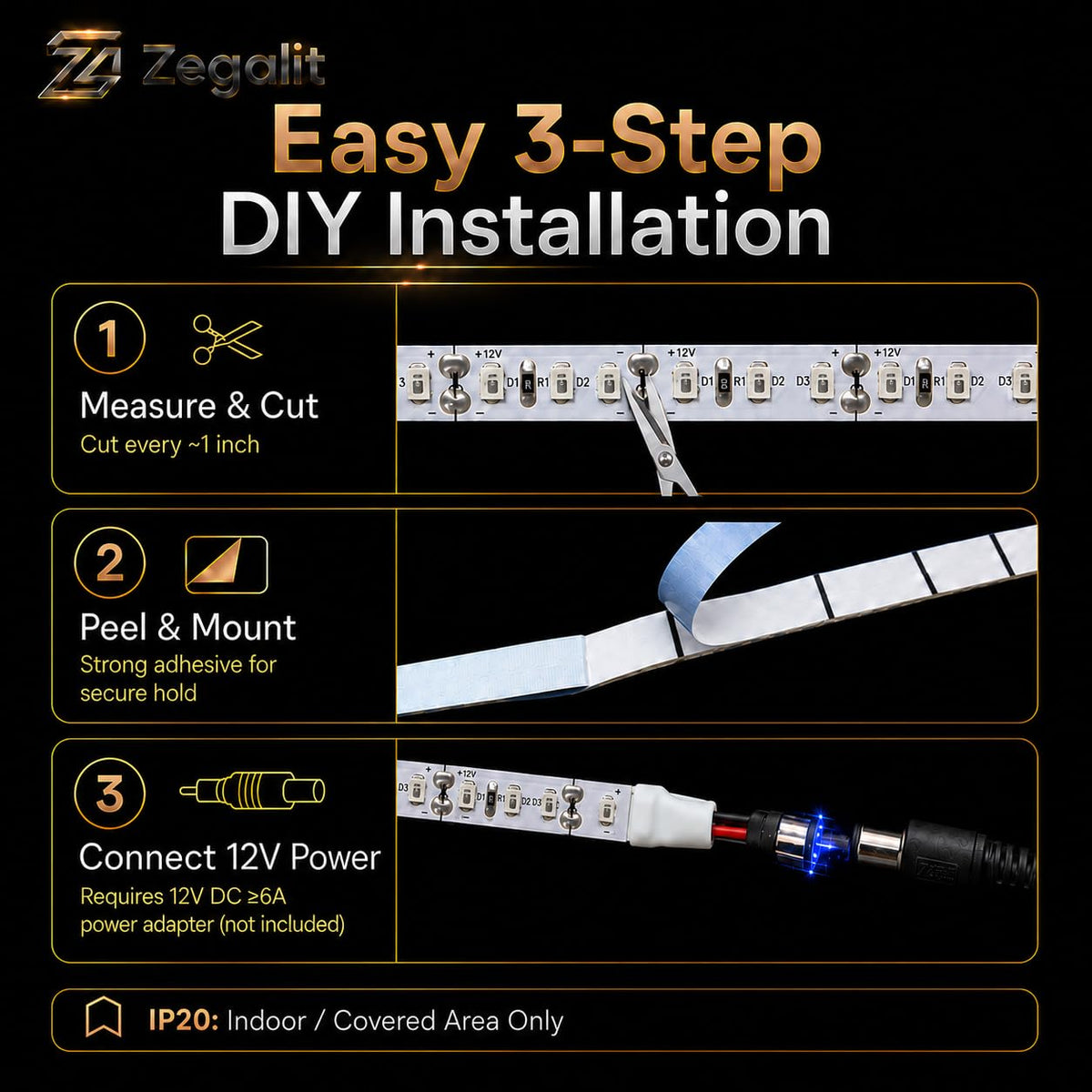 850nm IR Illuminator LED Strip Light (850nm)