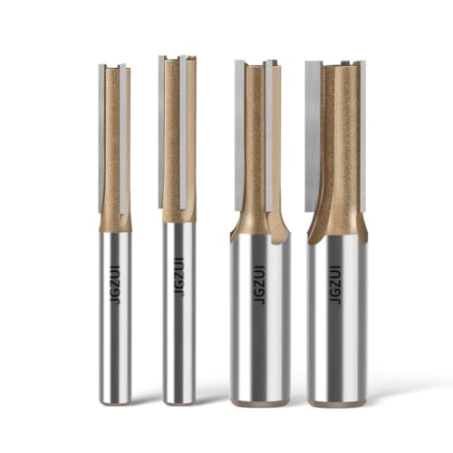 3 Flute Straight Router Bit Set C3 Carbide 1