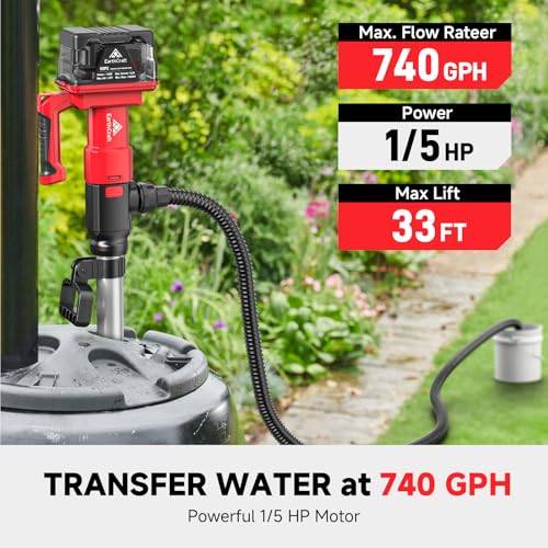 Cordless Stick Water Transfer Pump