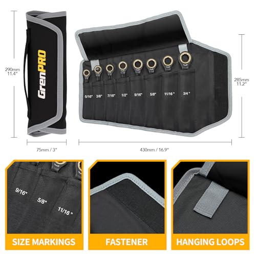 Flex Head Ratcheting Wrench Set