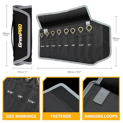Flex Head Ratcheting Wrench Set