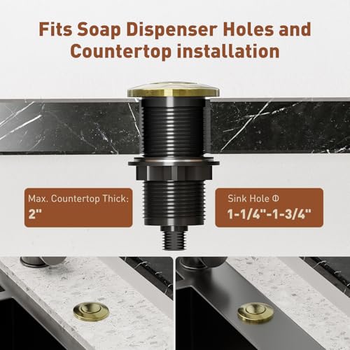 Garbage Disposal Air Switch Kit Dual Outlet