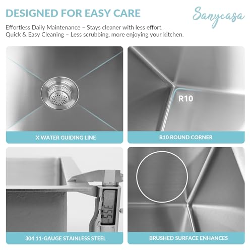 Drop in Kitchen Sink Single Bowl
