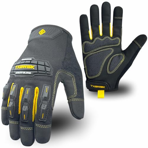 Work Gloves Impact Mechanic Anti Vibration Touchscreen Construction