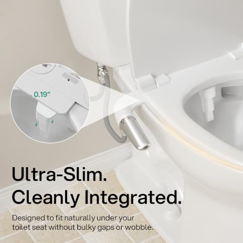 Ultra Slim Bidet Attachment for Toilet