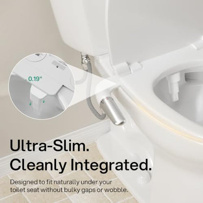 Ultra Slim Bidet Attachment for Toilet
