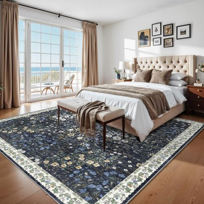 10x10 Square Area Rug Living Room (Blue / 10x10)
