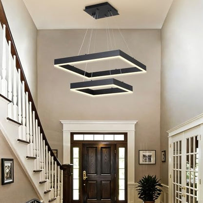 Modern Square LED Chandelier