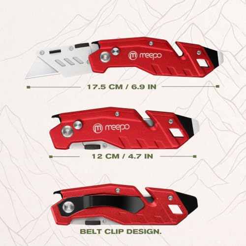 colorful box cutter set