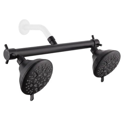 16" Wide Dual Shower Head for Two People
