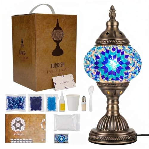 DIY Turkish Mosaic Lamp Kit with Gift Box
