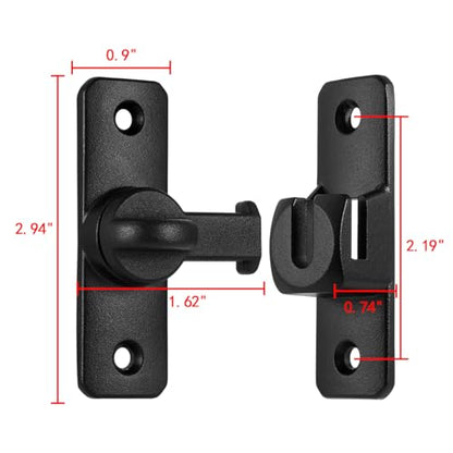 Matte Barn Door Latches