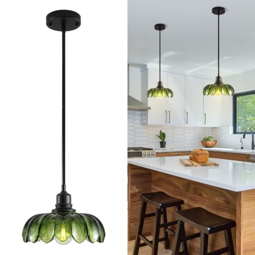 Glass Pendant Lights Kitchen Island