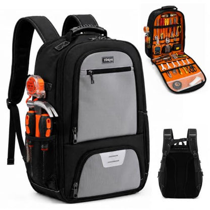 Tool Backpack for Men with Laptop Sleeve