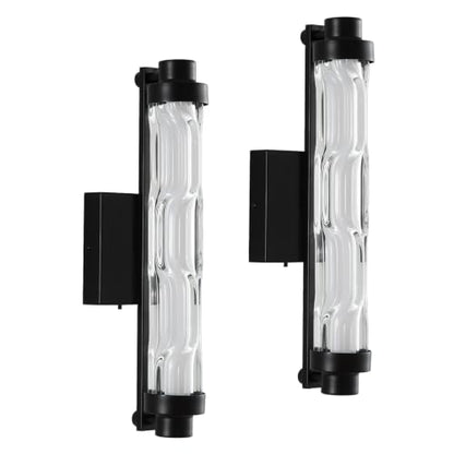 Wall Sconces Set of Two (Black / 16-Inch-2Pack)