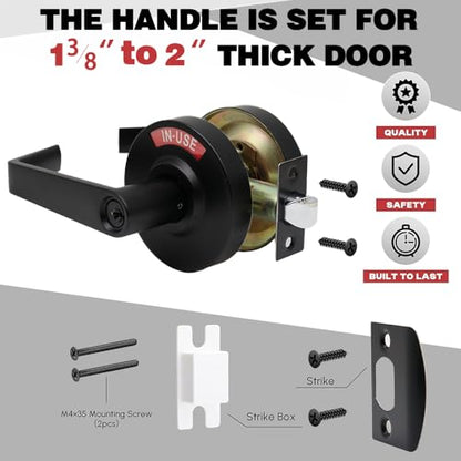 Privacy Indicator Lock and Lever