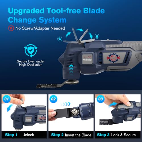 Oscillating Tool 3.6°Oscillation Angle