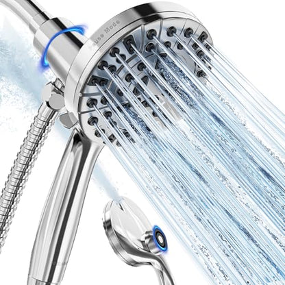 9 Settings High Pressure Magnetic Shower Head with Handheld