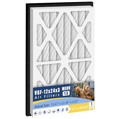 12x24x3 Air Filter Replacement For Zephyr 12x24x3 VGF