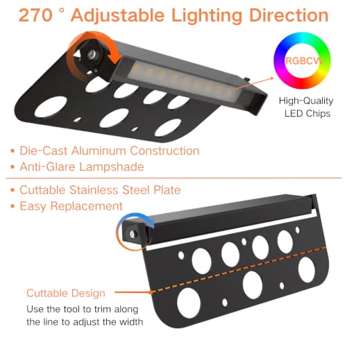 7 Inch RGBCW Retaining Wall Lights