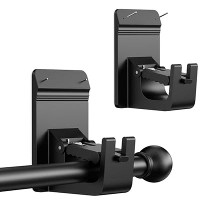 Universal Heavy Duty Curtain Rod Brackets
