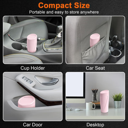 Car Trash Can (Pink / Round)