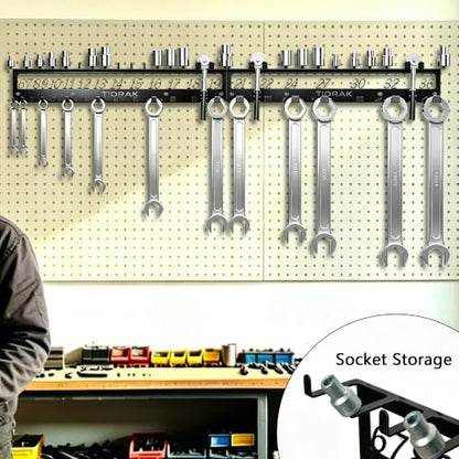 Combination Wrench & Socket Organizer Rack