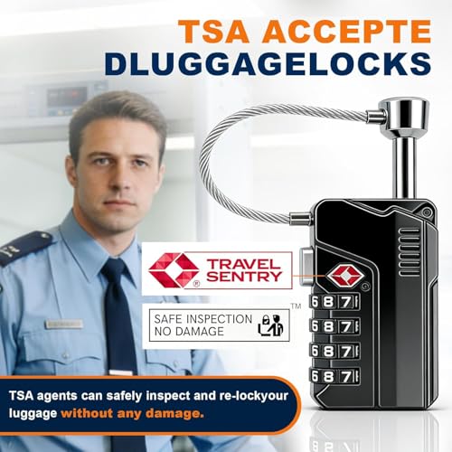 TSA Approved Combination Locks 2 Pack for Gun Cases