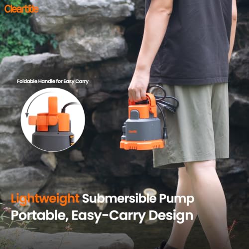 Submersible Utility Water Pump (1/3 HP Sump Pump)