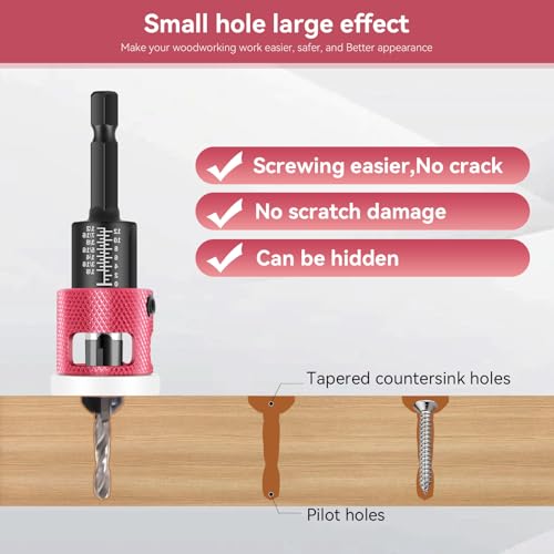 Countersink Drill Bit Set