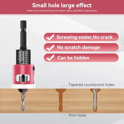 Countersink Drill Bit Set