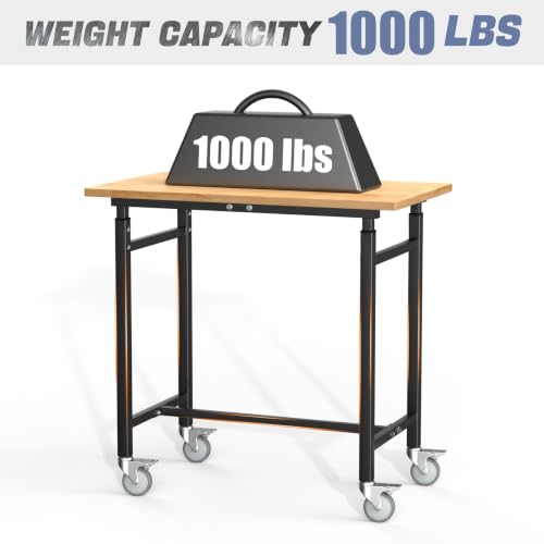 Heavy Duty Adjustable Height Workbench