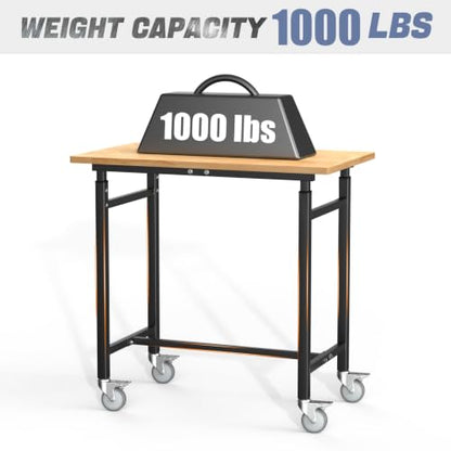 Heavy Duty Adjustable Height Workbench