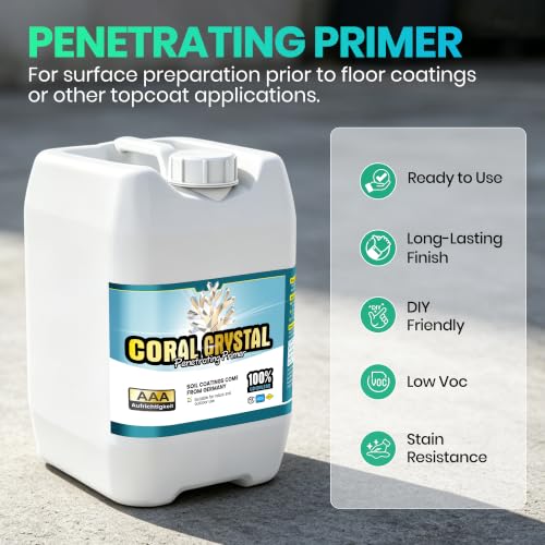 Waterborne Penetrating Primer for epoxy floor 63 Fl Oz (63 Fl Oz (Pack of 1))
