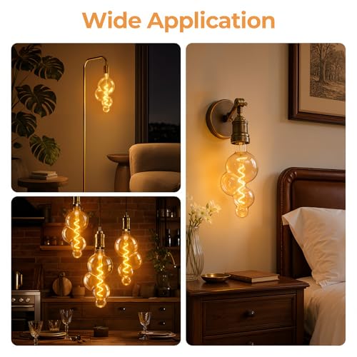 Large Decorative Vintage Edison LED Light Bulbs