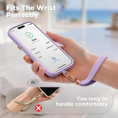 Elastic Phone Wrist Strap (Purple)