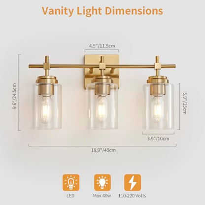 Modern Bathroom Vanity Light Bathroom Lighting Fixtures Over Mirror