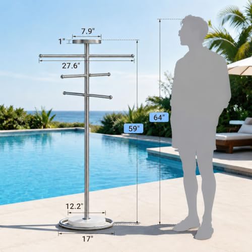 Pool Towel Rack Outdoor