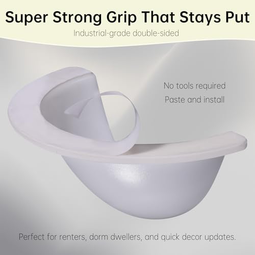 4 Pack 40% Translucent Recessed Light Cover for 6 Inch (White / 6 Inch)