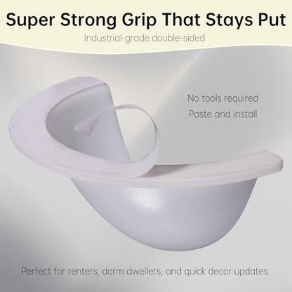 4 Pack 40% Translucent Recessed Light Cover for 6 Inch (White / 6 Inch)